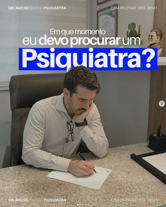 Em que momento eu devo procurar um psiquiatra?