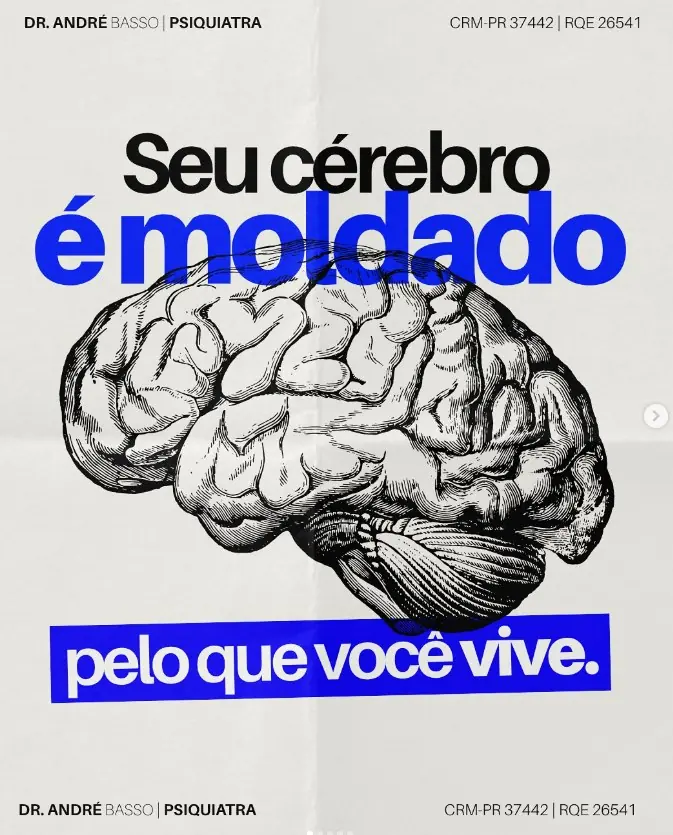 Seu cérebro é moldado pelo que você vive.